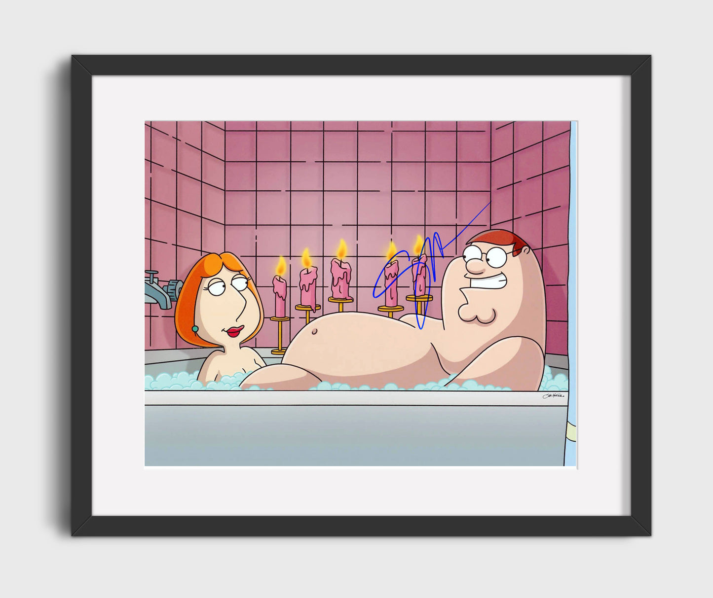 Family Guy - Seth MacFarlane (Creator) Brian Griffin Character Art - Vintage Television Wall Art - 16x20 Gallery Frame wall art print - television decor