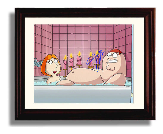Family Guy - Seth MacFarlane (Creator) Brian Griffin Character Art - Vintage Television Wall Art - 8x10 Beveled Frame wall art print - television decor
