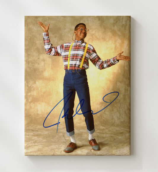 Family Matters - Jaleel White Steve Urkel Suspenders Pose - Canvas television wall art