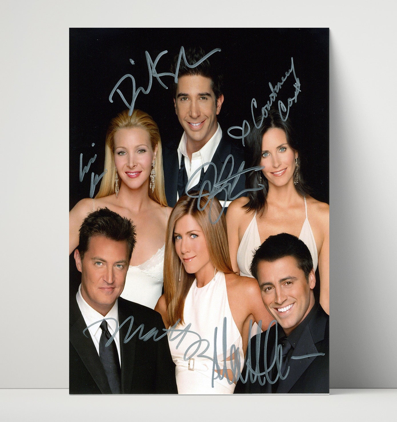 Friends - Cast Main Ensemble Studio - Vintage Television Wall Art - 16x20 Unframed Print wall art print - television decor