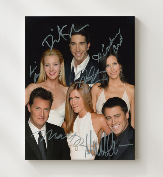 Friends - Cast Main Ensemble Studio - Canvas television wall art