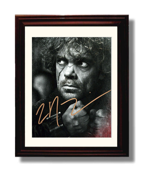 Game of Thrones - Peter Dinklage - Tyrion Lannister Battle Armor - Vintage Television Wall Art - 8x10 Beveled Frame wall art print - television decor