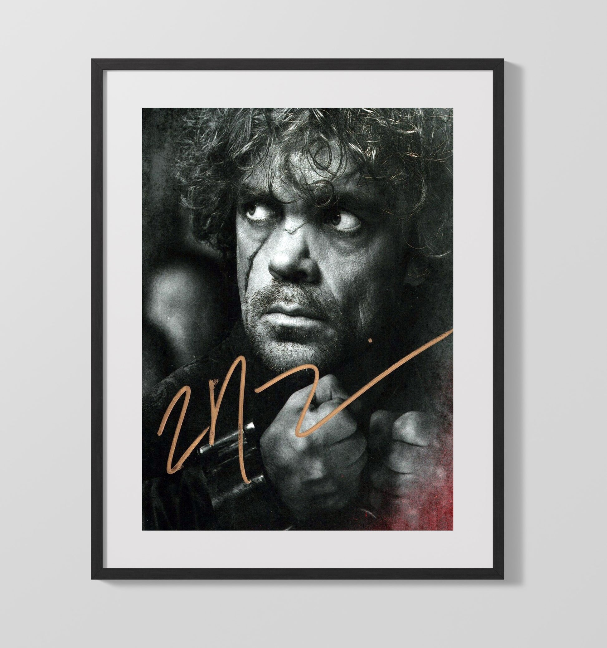 Game of Thrones - Peter Dinklage - Tyrion Lannister Battle Armor - Vintage Television Wall Art - 16x20 Gallery Frame wall art print - television decor