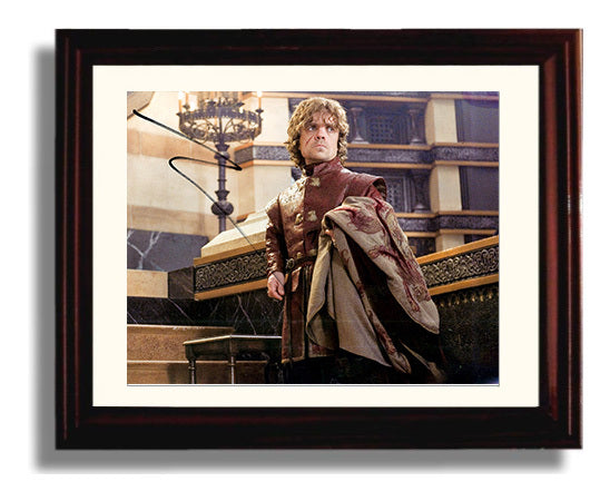 Game of Thrones - Peter Dinklage (Tyrion Lannister) Armor - Vintage Television Wall Art - 8x10 Beveled Frame wall art print - television decor