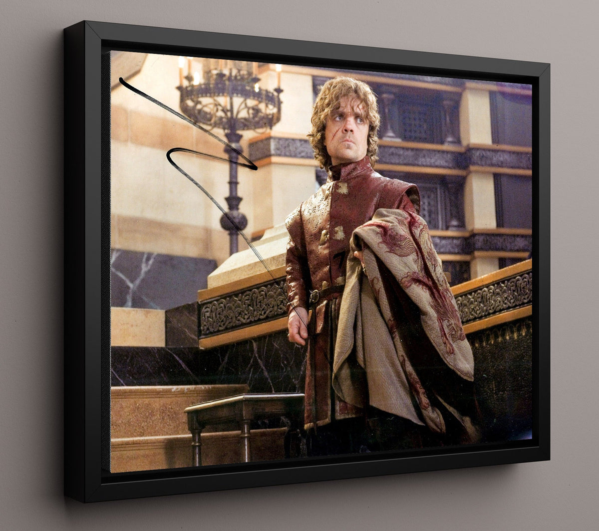 Game of Thrones - Peter Dinklage (Tyrion Lannister) Armor - Framed Canvas television wall art