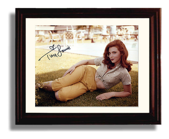 Gilligans Island - Tina Louise (Ginger Grant) Poolside Capri Pose - Vintage Television Wall Art - 8x10 Beveled Frame wall art print - television decor