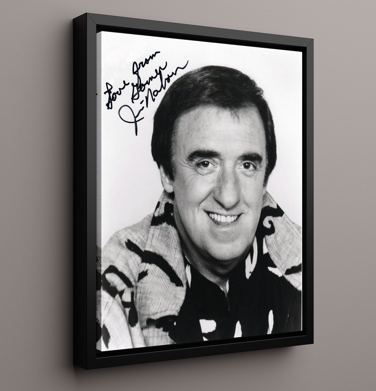 Gomer Pyle USMC - Jim Nabors - Classic Studio Headshot - Vintage Television Wall Art - 16x20 Framed Canvas wall art print - television decor