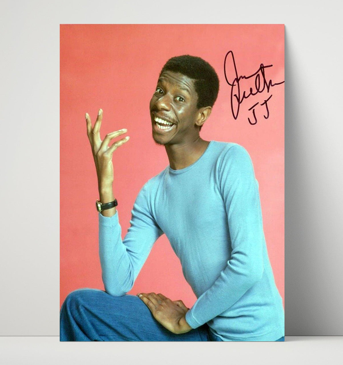 Good Times – Jimmie Walker as J.J. Evans Laughing unframed semi-gloss poster print