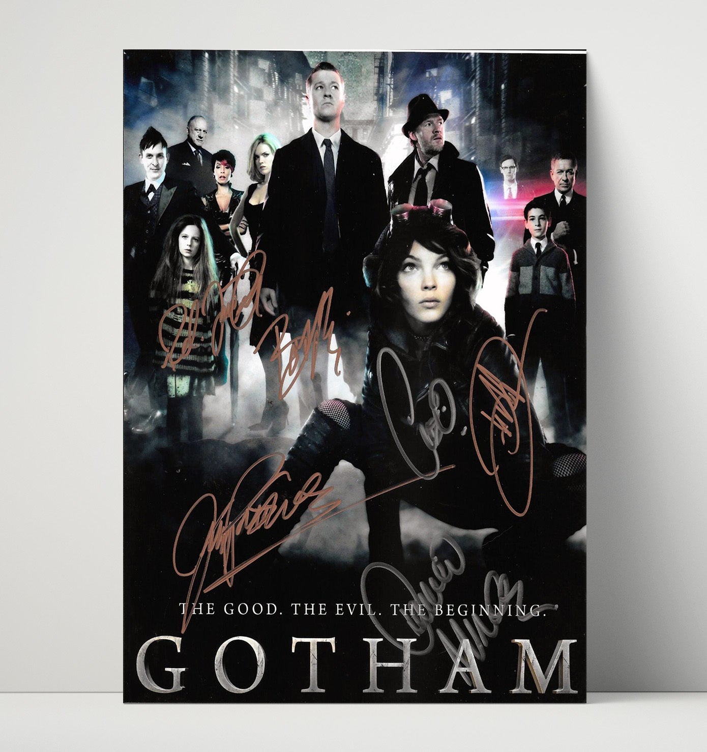 Gotham - Cast Gotham City Ensemble Poster - Vintage Television Wall Art - 16x20 Unframed Print wall art print - television decor