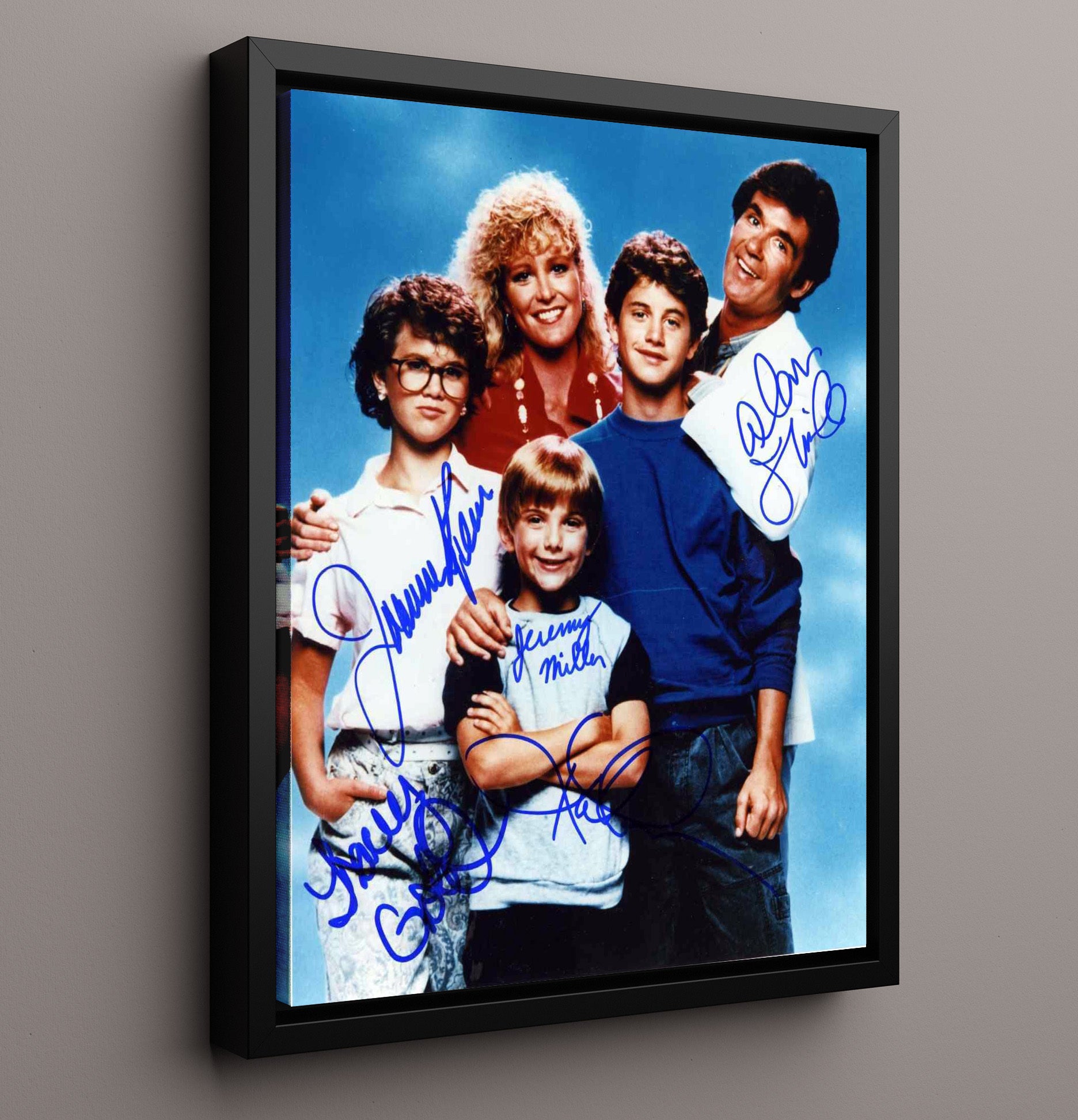 Growing Pains - Cast Seaver Family Studio - Vintage Television Wall Art - 16x20 Framed Canvas wall art print - television decor