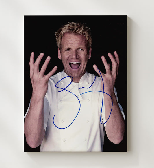 Hells Kitchen - Gordon Ramsay Shouting Chef Expression - Canvas television wall art