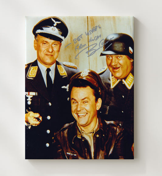 Hogans Heroes - Bob Crane Allied Prison Camp Trickster - Canvas television wall art