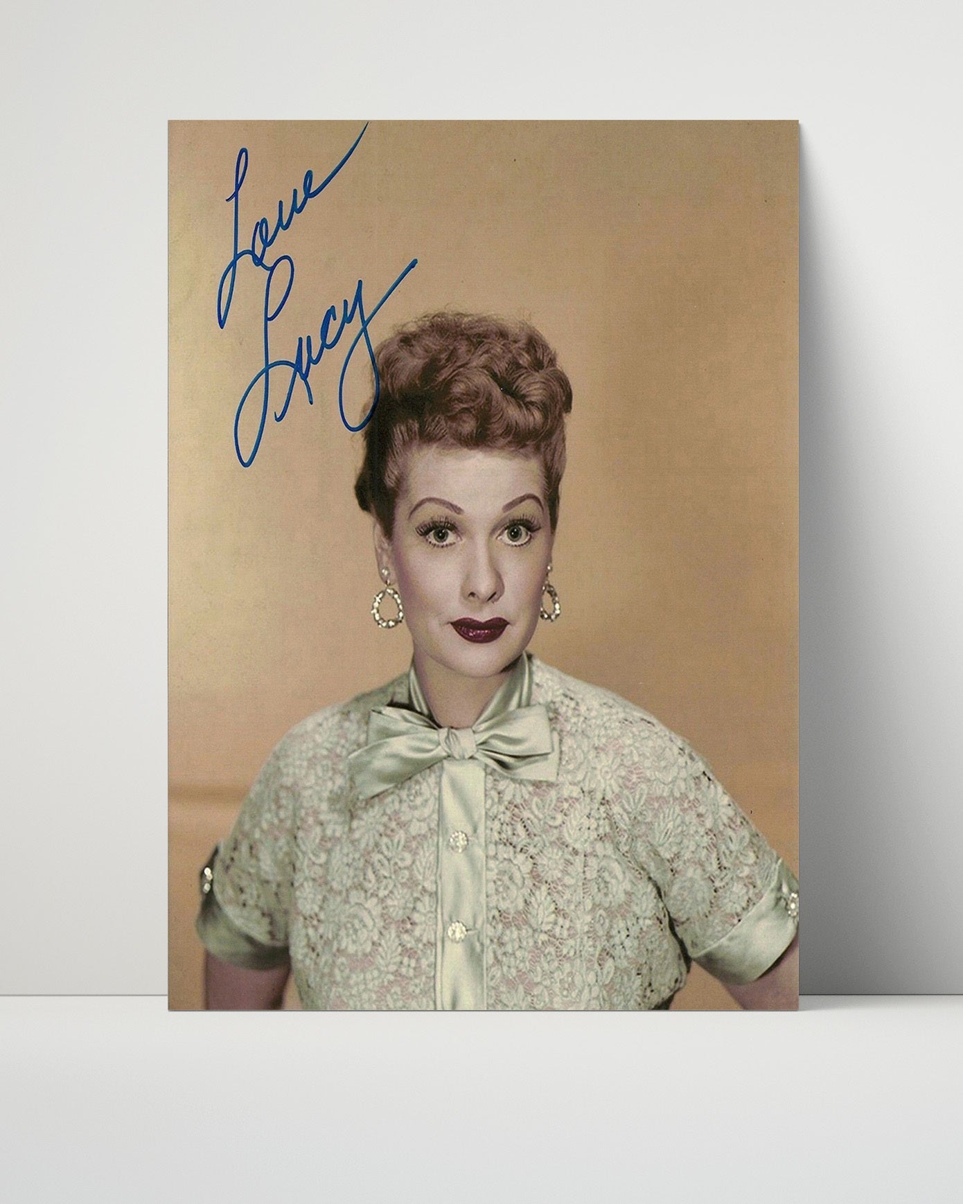 I Love Lucy - Lucille Ball - Classic Lucy Studio - Vintage Television Wall Art - 16x20 Unframed Print wall art print - television decor