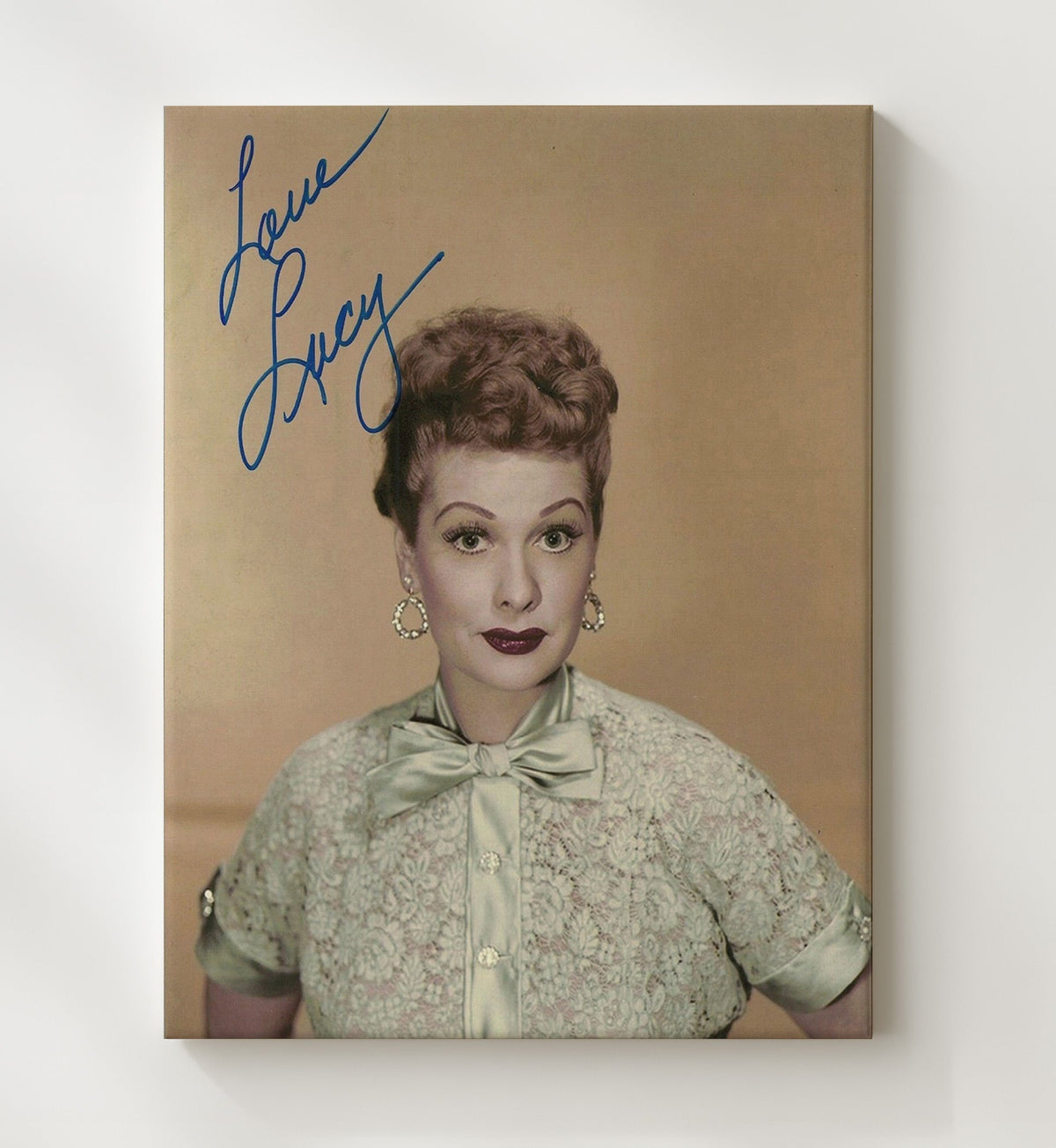 I Love Lucy - Lucille Ball - Classic Lucy Studio - Canvas television wall art
