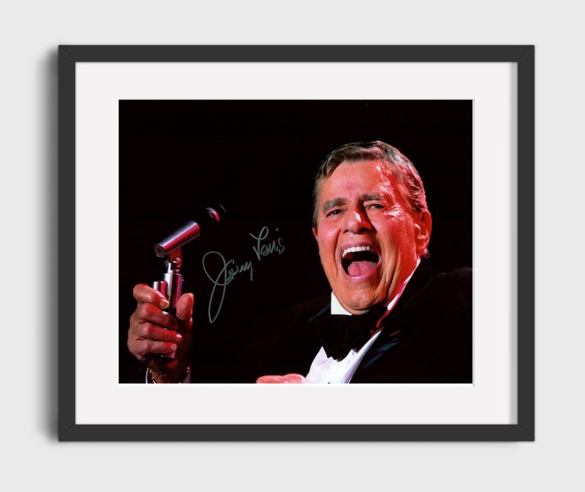 Jerry Lewis Show - Jerry Lewis (Himself) Microphone Performance Scene - Gallery Frame television wall art