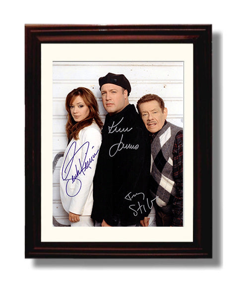 King of Queens - Cast - Doug Carrie Arthur Promo Cast Photo - Vintage Television Wall Art - 8x10 Beveled Frame wall art print - television decor
