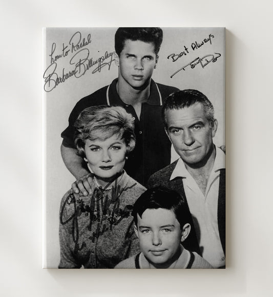 Leave It to Beaver - Cast - Cleaver Family Classic - Canvas television wall art