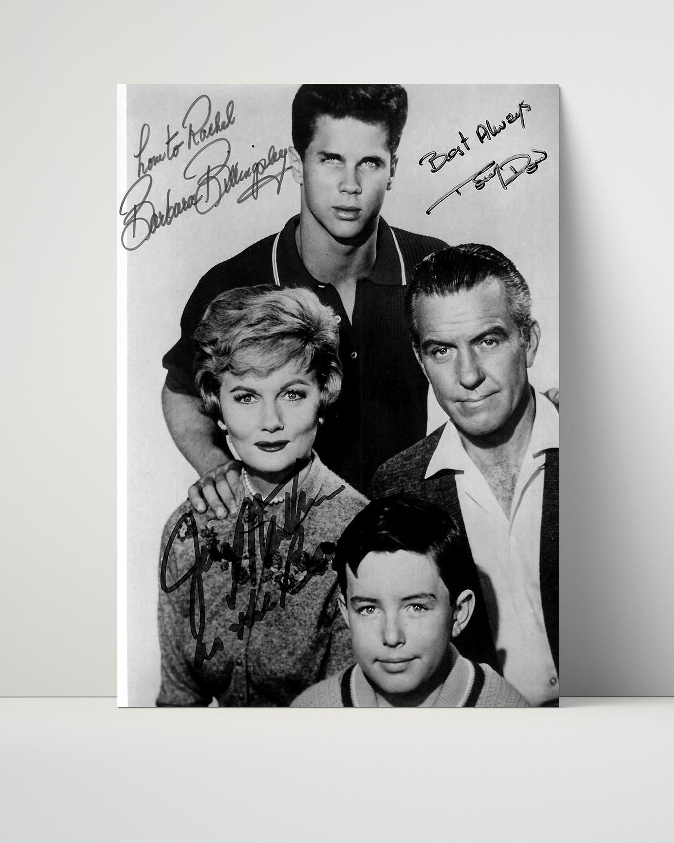 Leave It to Beaver - Cast - Cleaver Family Classic - Vintage Television Wall Art - 16x20 Unframed Print wall art print - television decor