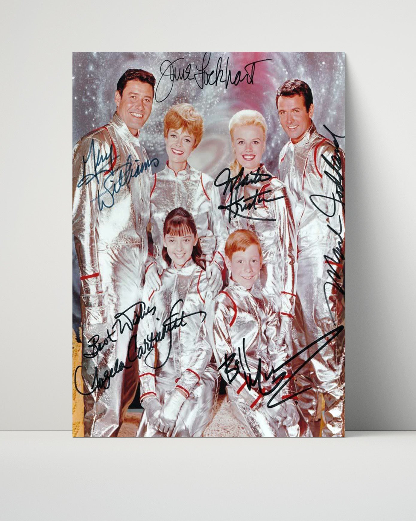 Lost in Space - Cast - Silver Space Suit Family - Vintage Television Wall Art - 16x20 Unframed Print wall art print - television decor