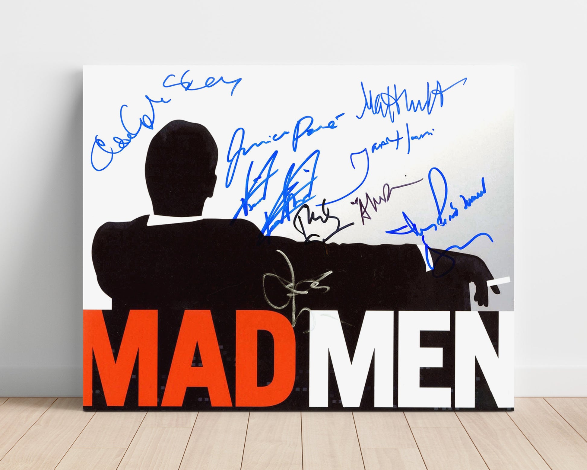 Mad Men - Jon Hamm (Don Draper) Silhouette Lounge Poster - Vintage Television Wall Art - 16x20 Unframed Print wall art print - television decor