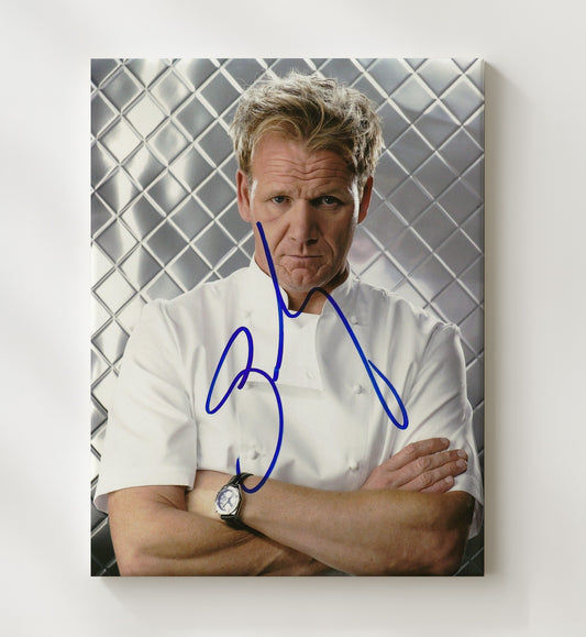 MasterChef - Gordon Ramsay Crossed Arms Kitchen Backdrop - Canvas television wall art