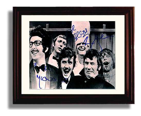 Monty Pythons Flying Circus - John Cleese Comedy Troupe Cast - Vintage Television Wall Art - 8x10 Beveled Frame wall art print - television decor