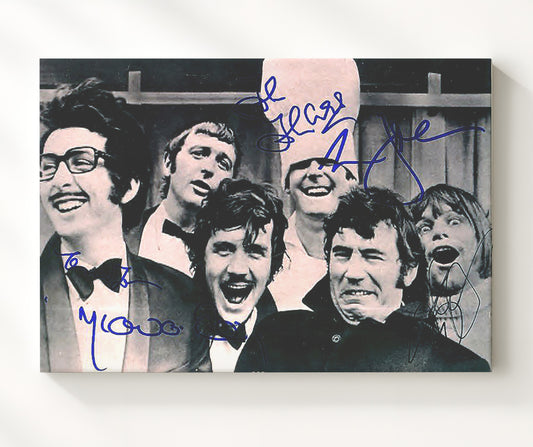 Monty Pythons Flying Circus - John Cleese Comedy Troupe Cast - Canvas television wall art