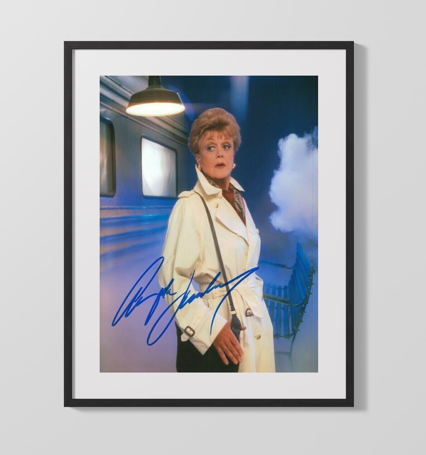 Murder She Wrote - Angela Lansbury Jessica Fletcher Sleuth - Vintage Television Wall Art - 16x20 Gallery Frame wall art print - television decor