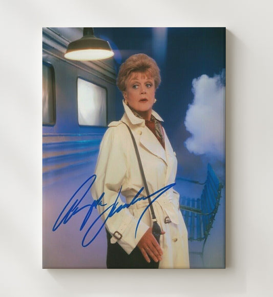 Murder She Wrote - Angela Lansbury Jessica Fletcher Sleuth - Canvas television wall art