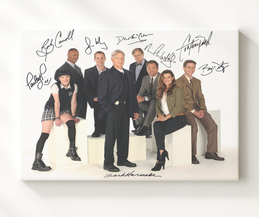 NCIS - Mark Harmon (Gibbs) Investigative Team Lineup - Canvas television wall art