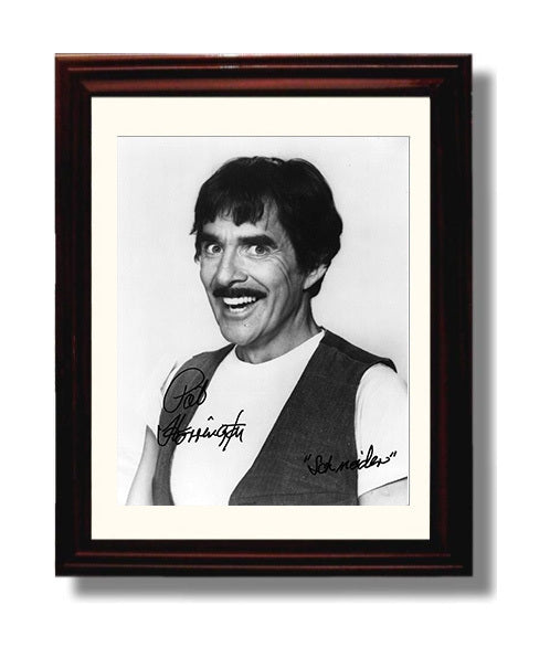 One Day at a Time - Pat Harrington - Schneider Black and White Headshot - Vintage Television Wall Art - 8x10 Beveled Frame wall art print - television decor