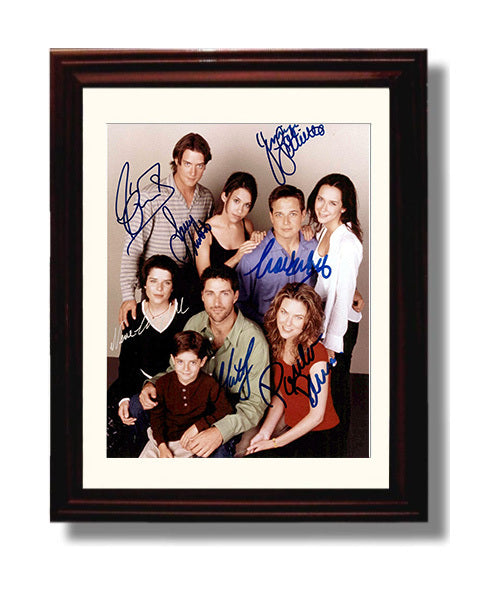 Party of Five - Cast - Early Season Ensemble Studio Shot - Vintage Television Wall Art - 8x10 Beveled Frame wall art print - television decor
