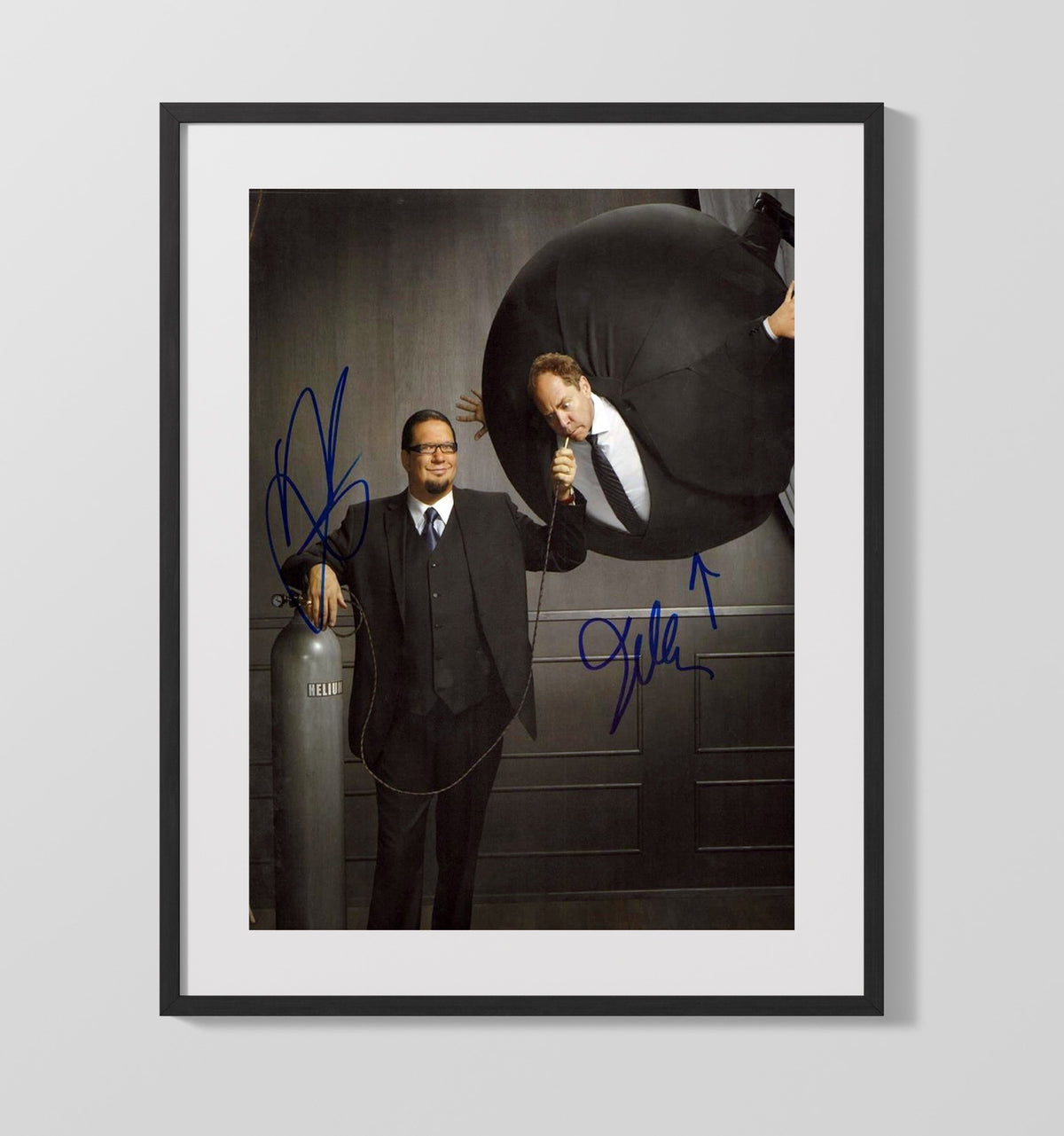 Penn and Teller - Penn and Teller - Helium Balloon Illusion Studio Scene - Gallery Frame television wall art