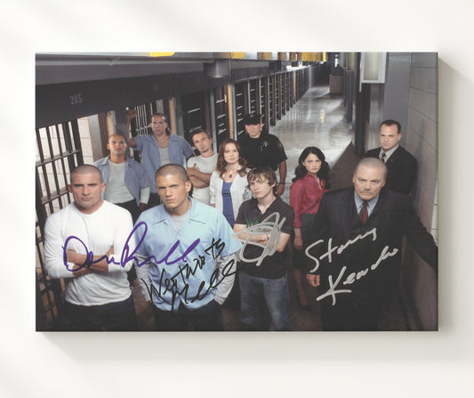Prison Break - Wentworth Miller (Michael Scofield) Prison Cellblock Cast - Canvas television wall art