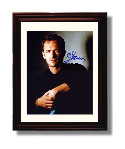 Riverdale - Luke Perry - Signed Studio - Vintage Television Wall Art - 8x10 Beveled Frame wall art print - television decor