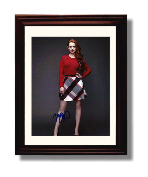 Riverdale - Madelaine Petsch - Cheryl Blossom Red Outfit Studio Pose - Vintage Television Wall Art - 8x10 Beveled Frame wall art print - television decor