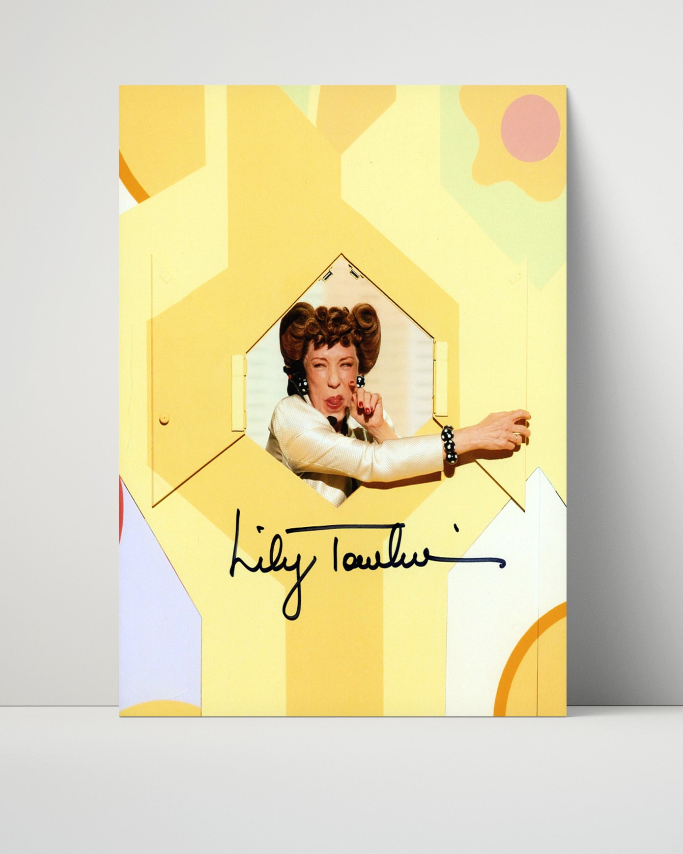 Rowan and Martins Laugh In - Lily Tomlin - Comedy Character Window Pose - Vintage Television Wall Art - 16x20 Unframed Print wall art print - television decor