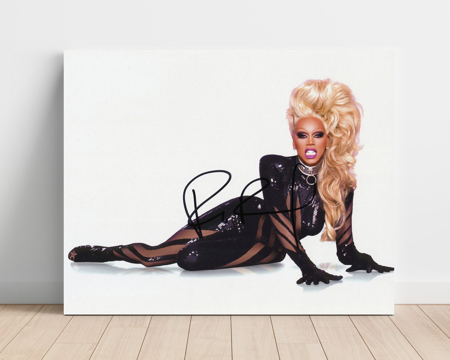 RuPauls Drag Race - RuPaul (Host) Sequin Bodysuit - Vintage Television Wall Art - 16x20 Unframed Print wall art print - television decor
