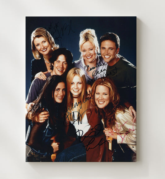 Sabrina the Teenage Witch - Cast - Magical Sitcom Ensemble Cast - Horizontal - Canvas television wall art