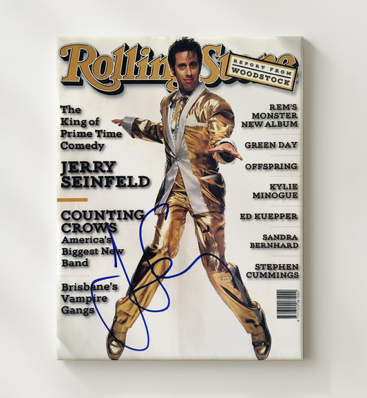 Seinfeld - Jerry Seinfeld - Rolling Stone Gold Suit Cover - Canvas television wall art