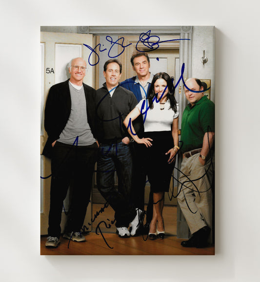 Seinfeld - Main Cast - Apartment Hallway Ensemble - Canvas television wall art