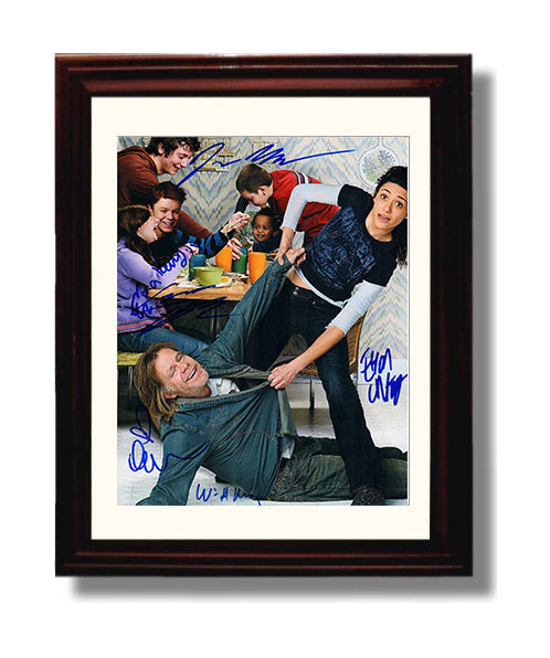 Shameless - Gallagher Family Cast - Chaotic Kitchen Comedy Scene - Vintage Television Wall Art - 8x10 Beveled Frame wall art print - television decor
