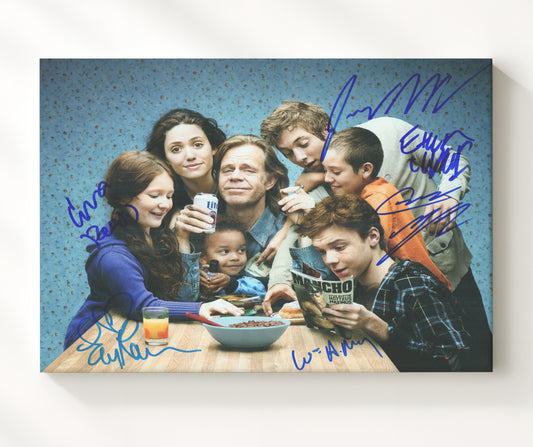 Shameless - William H. Macy (Frank) Dysfunctional Family Chaos - Canvas television wall art