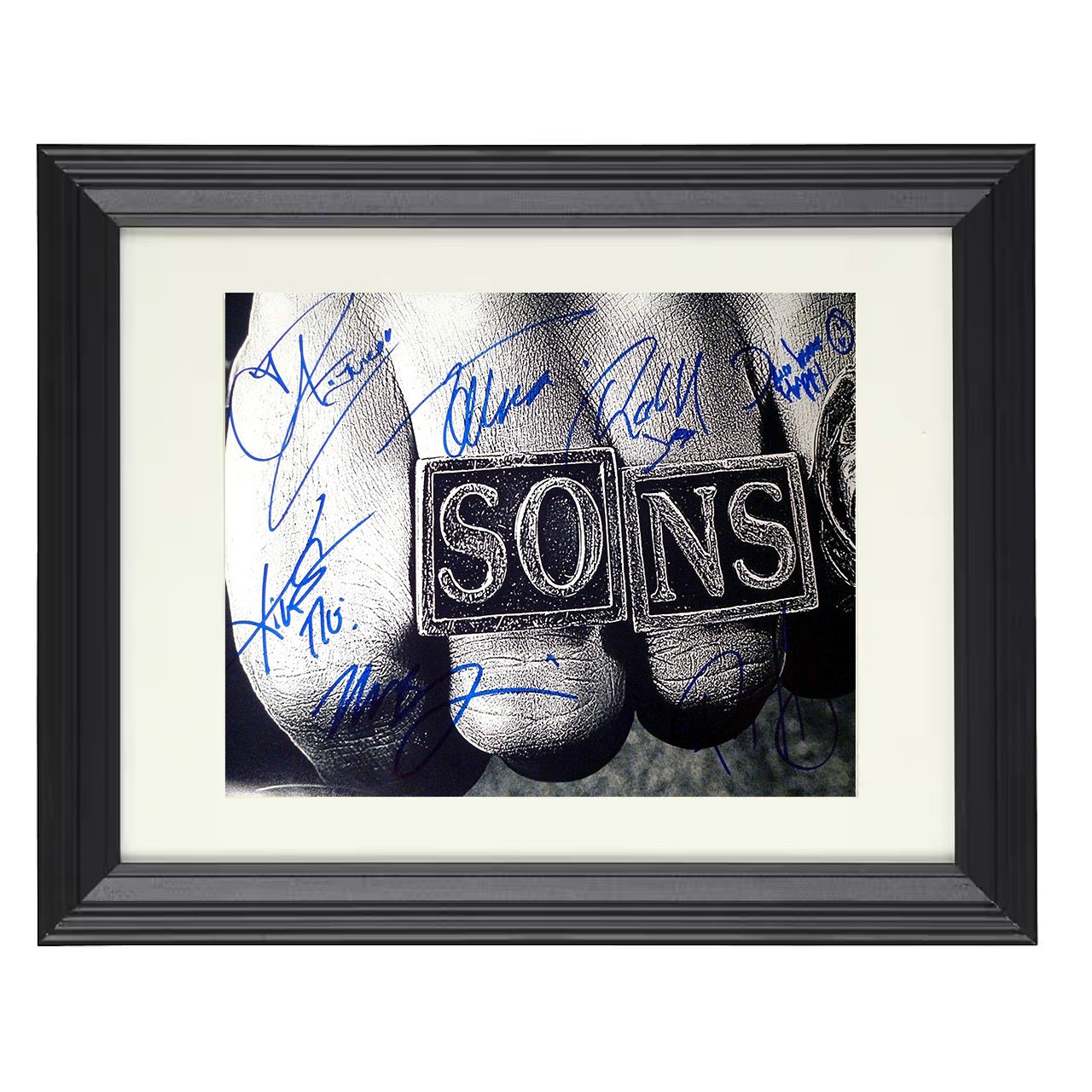Sons of Anarchy – Hunnam (Jax) Brotherhood and Betrayal – 8x10 black beveled framed television wall art
