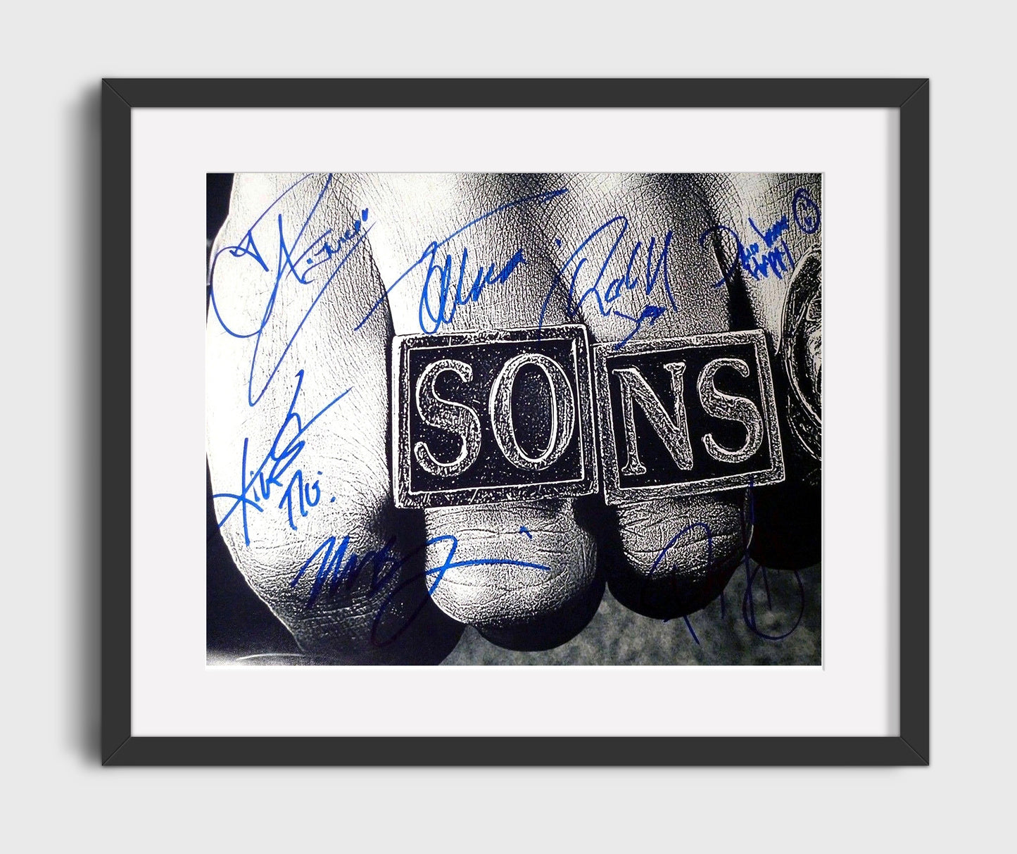 Sons of Anarchy - Hunnam (Jax) Brotherhood and Betrayal - Vintage Television Wall Art - 16x20 Gallery Frame wall art print - television decor
