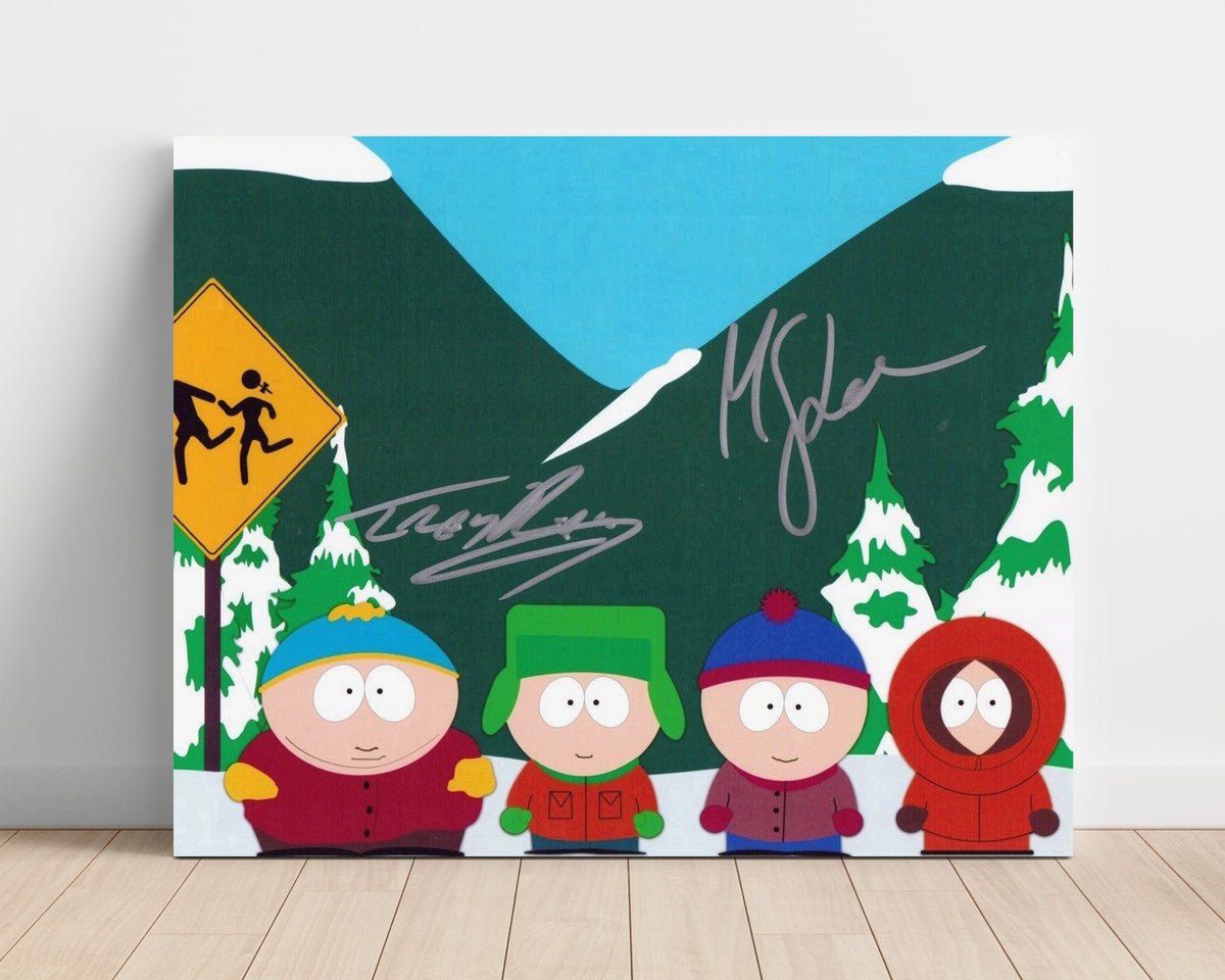South Park – Trey Parker (Stan Marsh) Cast Character Lineup unframed semi-gloss poster print