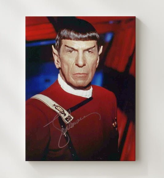 Star Trek - Leonard Nimoy - Spock Red Uniform - Canvas television wall art