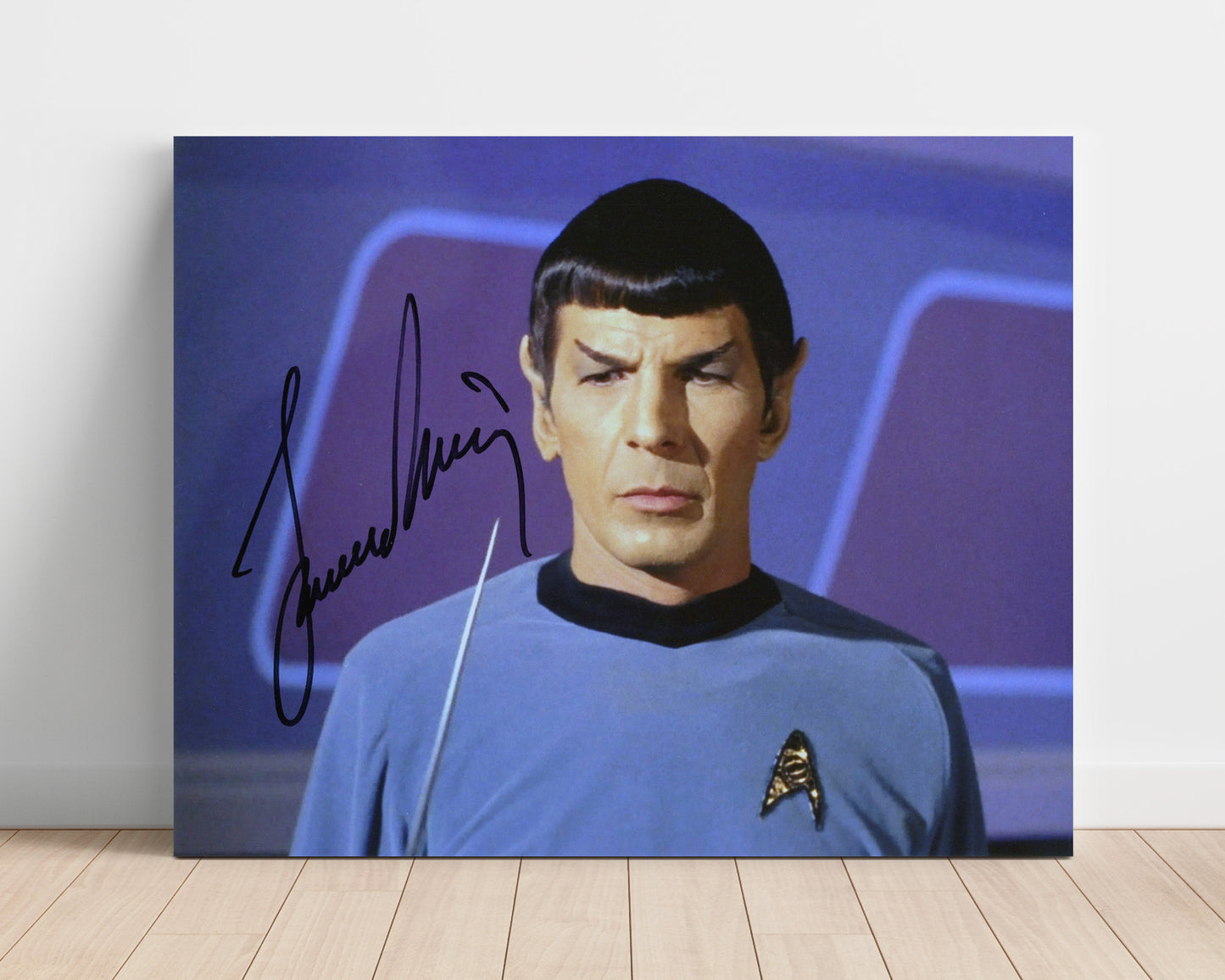 Star Trek - Leonard Nimoy (Spock) Starfleet Uniform - Vintage Television Wall Art - 16x20 Unframed Print wall art print - television decor