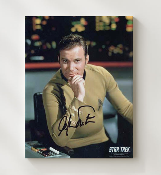Star Trek - William Shatner (James T. Kirk) Captain Kirk Command Chair - Canvas television wall art