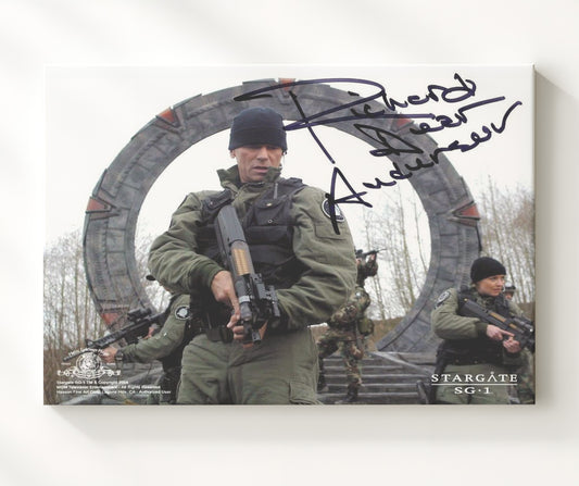 Stargate SG-1 - Richard Dean Anderson (Jack O'Neill) Stargate Team - Canvas television wall art
